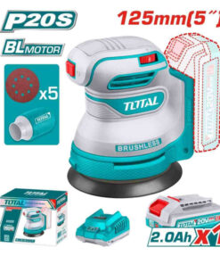 Máy chà nhám tròn dùng pin 20V Total TROSLI20021 (1 Pin 2.0Ah, 1 Sạc)