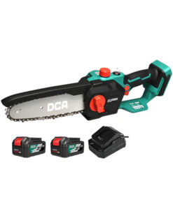 Máy cưa xích mini dùng pin 20V DCA ADML20081EM (2 Pin 4.0Ah & Sạc)