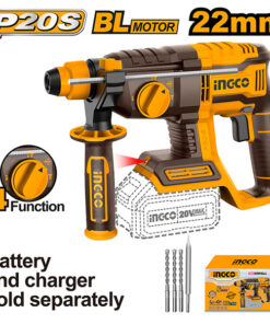 Máy khoan bê tông dùng pin 20V Ingco CRHLI20208 (Chưa Pin & Sạc)