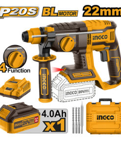 Máy khoan bê tông dùng pin 20V Ingco CRHLI202081 (1 Pin 4.0Ah & Sạc)