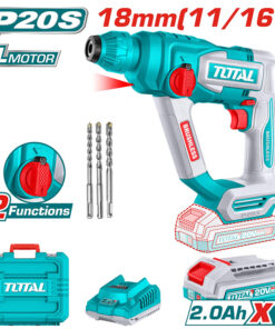 Máy khoan búa dùng pin 20V Total TRHLI201881 (Kèm 1 Pin 2Ah & Sạc)