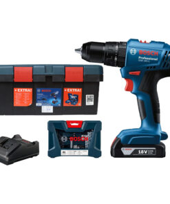 Máy khoan động lực dùng pin 18V Bosch GSB 183-LI (1 Pin + Hộp công cụ)