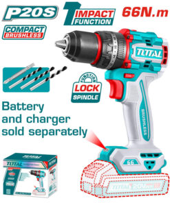 Máy khoan động lực dùng pin 20V Total TIDLI206681 (Chưa Pin, Sạc)