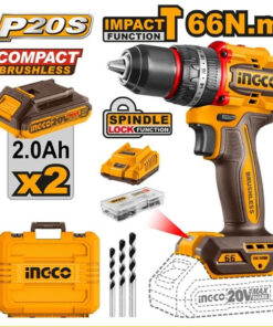 Máy khoan động lực pin 20V Ingco CIDLI20668 (2 Pin 2.0Ah & 1 Sạc)