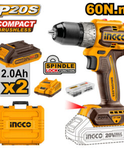 Máy khoan pin 20V Ingco CDLI20602 (2 Pin 2.0Ah & 1 Sạc)