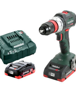 Máy khoan vặn vít dùng pin 18V Metabo BS 18 LT BL Q (Set 2 pin 4Ah; Sạc ASC 55)