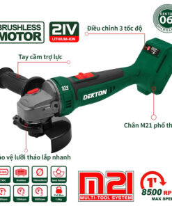 Máy Mài Góc Dùng Pin Dekton M21-AG100CP (Chưa Pin & Sạc)