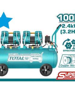 Máy nén khí không dầu 100 lít Total TCS2241008T 2x1200W (3.2HP)