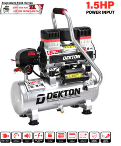 Máy nén khí không dầu bình nhôm Dekton DK-AC2910PROMAX (1.5HP, 10L)