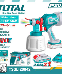 Máy phun sơn dùng pin 20V Total TSGLI20042 (1 Pin 2.0Ah, 1 Sạc)