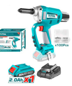 Máy rút rivet dùng pin 20V Total TRTLI20051 (1 Pin 2.0Ah & Sạc)