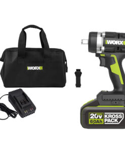 Máy vặn bu lông dùng pin 20V Worx WU270.1 (1 Pin 6.0Ah, 1 Sạc)
