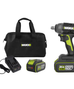 Máy vặn bu lông dùng pin 20V Worx WU289 (2 Pin 4.0Ah, 1 Sạc)