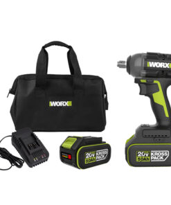 Máy vặn bu lông dùng pin 20V Worx WU289.2 (2 Pin 5.0Ah, 1 Sạc)