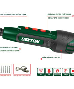Máy vặn vít mini dùng pin 4V Dekton DK-CV0402