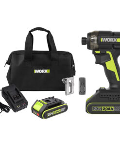 Máy vặn vít thủy lực dùng pin 20V Worx WU298D (2 Pin 2.0Ah, 1 Sạc)