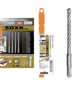 Mũi khoan bê tông 4 cạnh 10mm Unika SDXK10.0x160 (SDS-Plus)