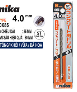 Mũi khoan bê tông Unika B4.0x85