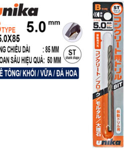 Mũi khoan tường 5.0x85mm Unika B5.0x85