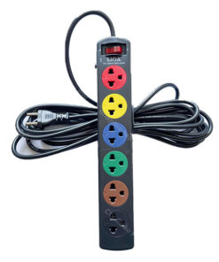 Ổ cám điện 6 lỗ 2 chấu 3m Lioa 6SND3.2.10 (10A 2000W)