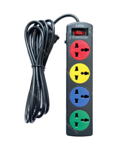 Ổ cắm điện Lioa 4 lỗ 3m mầu đen Lioa 4DND3.2.10