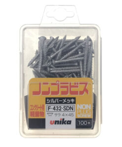 Ốc vít bắt tường, bê tông 4.0x32mm đầu bằng Unika F-432-SDN