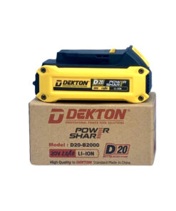 Pin Dekton 21V-2.0Ah chân pin Dewalt D20-B2000