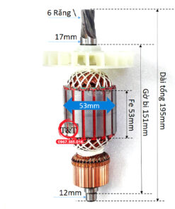 Roto máy đục bê tông Total TH215456-SP-53-T