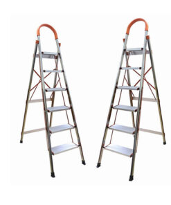 Thang nhôm chữ A phổ thông 2.5m Boodoor N25 (Xi nâu)