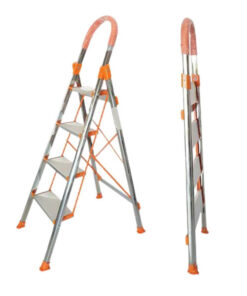 Thang nhôm chữ A phổ thông 2m Boodoor N20 (Xi nâu)