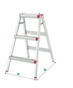 Thang nhôm Hàn Quốc khóa sập tự động Poongsan OA-9