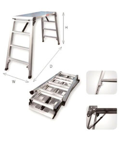 Thang nhôm rút đôi 8m Nikita NKT-AID80