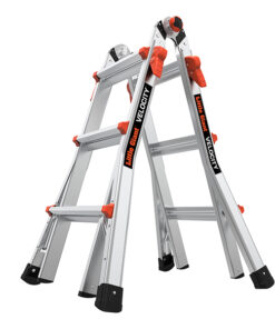 2,5m Thang nhôm phổ thông hộp mâm trắng BooDoor HM25