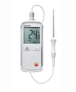 THIẾT BỊ ĐO NHIỆT ĐỘ VỚI ĐẦU DÒ KHÓA TESTO 108-2 (0563 1082)