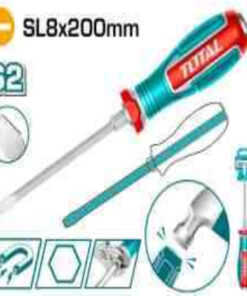 Tua vít dẹp đóng xuyên SL8x200mm Total TGTSL8200