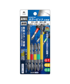 Vỉ 5 mũi vít 4 cạnh 2 đầu Anex Japan ACM5-02