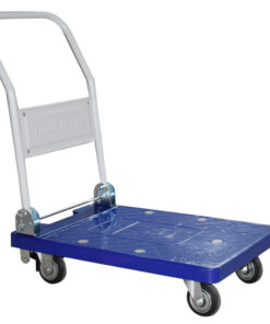 Xe Đẩy Hàng 4 Sàn Nhựa Bánh Phong Thạnh XTB100DN-K (Có Khóa Bánh)