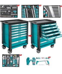 Xe đựng đồ nghề 7 ngăn 162 chi tiết Total THPTCS71621
