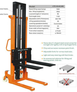 Xe nâng tay cao 1000Kg Niuli CTY-E1.0/3.0M