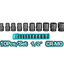 1/2" Bộ đầu tuýp 10 chi tiết 38mm Total THISTD12101