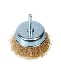 Bàn chải dây uốn 75mm với trục 6.3mm Workpro WP407005