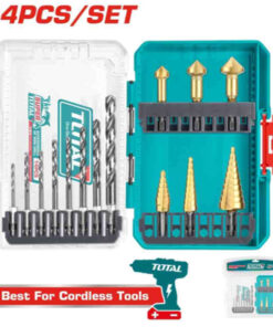 Bộ 14 mũi khoan HSS 4341 và mũi khoan bậc thang Total TACSDL61401