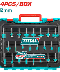 Bộ 24 mũi phay đuôi 12mm Total TACSR12412