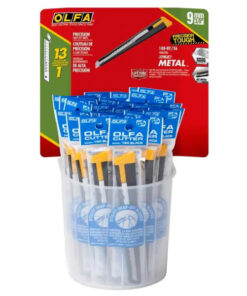 Bộ 36 Dao Cắt Tiêu Chuẩn Thân Kim Loại 9mm OLFA 180-BT/36