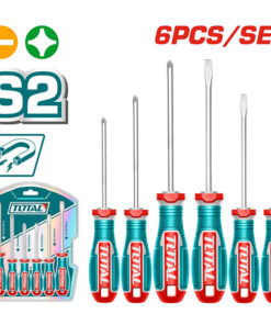 Bộ 6 tua vít dẹp và bake Total TKSDS0626