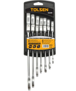Bộ 7 chìa khóa vòng miệng lắc léo tự động Tolsen 15259