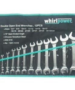Bộ cờ lê 2 đầu miệng 12 chi tiết Whirl Power 1241-1-C12