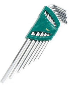 Bộ lục giác thân dài hệ mét 7 chi tiết SATA 09111