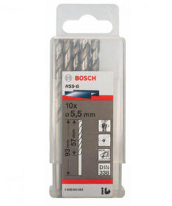Bộ mũi khoan sắt 10 mũi HSS-G Bocsh 2608595064 5.5mm