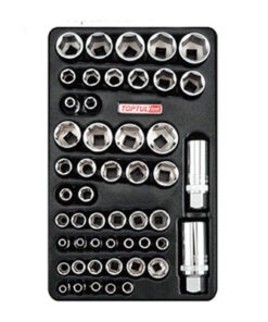 Bộ tuýp 1/4" và 3/8" 50 chi tiết Toptul GZA-5001